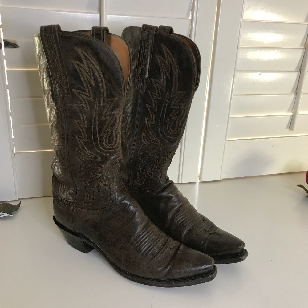 Lucchese 1883 Mad Dog Goat Brown  N4554